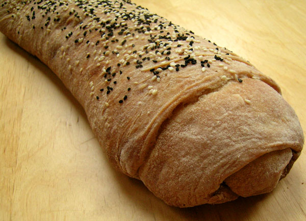 Zatar sourdough bread