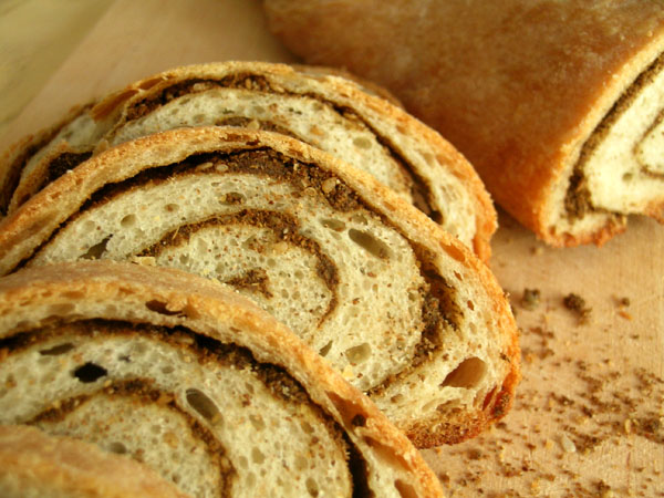 Zatar sourdough bread